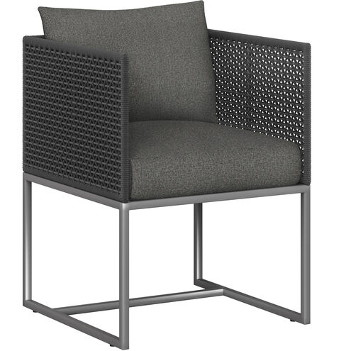 Crete Dark Grey / Gracebay Grey Outdoor Dining Armchair